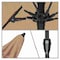 California Umbrella 7.5' Bronze Aluminum Market Patio Umbrella, Sunbrella Taupe 194061336298 - alternate 2